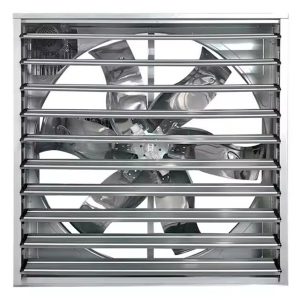 Ventilateur galvanisé à pression négative pour la désodorisation des élevages porcins